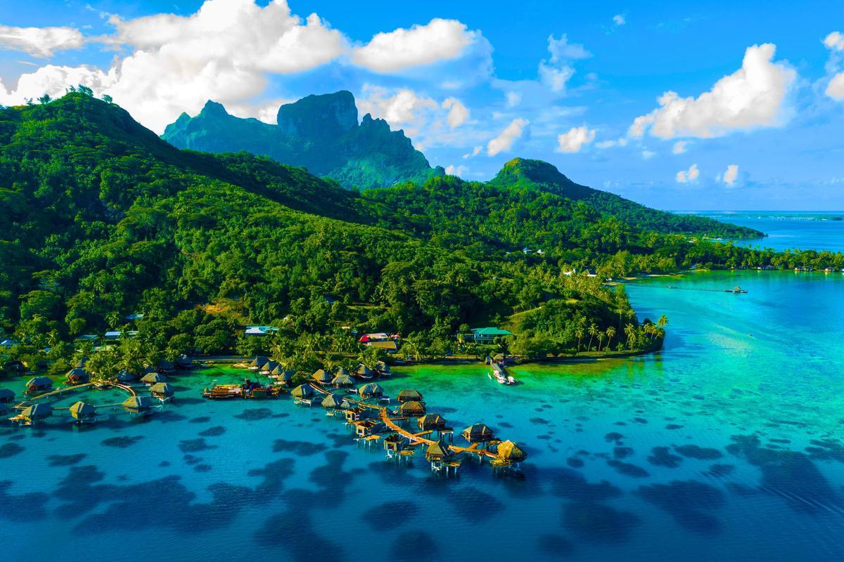 Bora Bora en la Polinesia Francesa