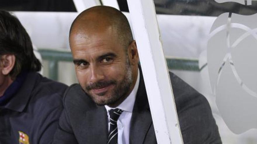 Pep Guardiola, el &quot;bufanda de oro&quot;.