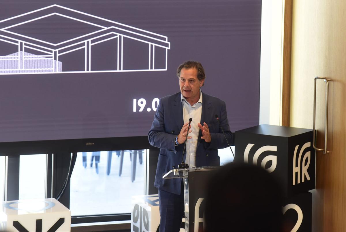 Ignacio Rivera, durante el acto.