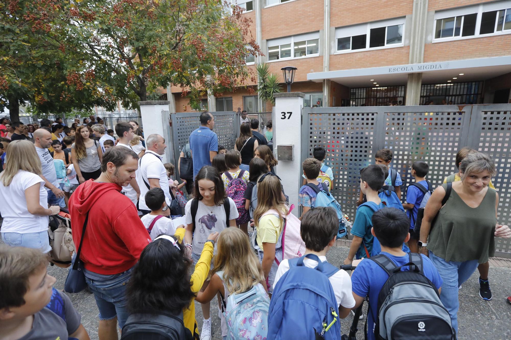 Inici del curs escolar a Girona