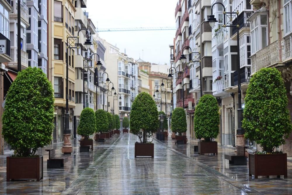 Cartagena vacía un 5 de abril.