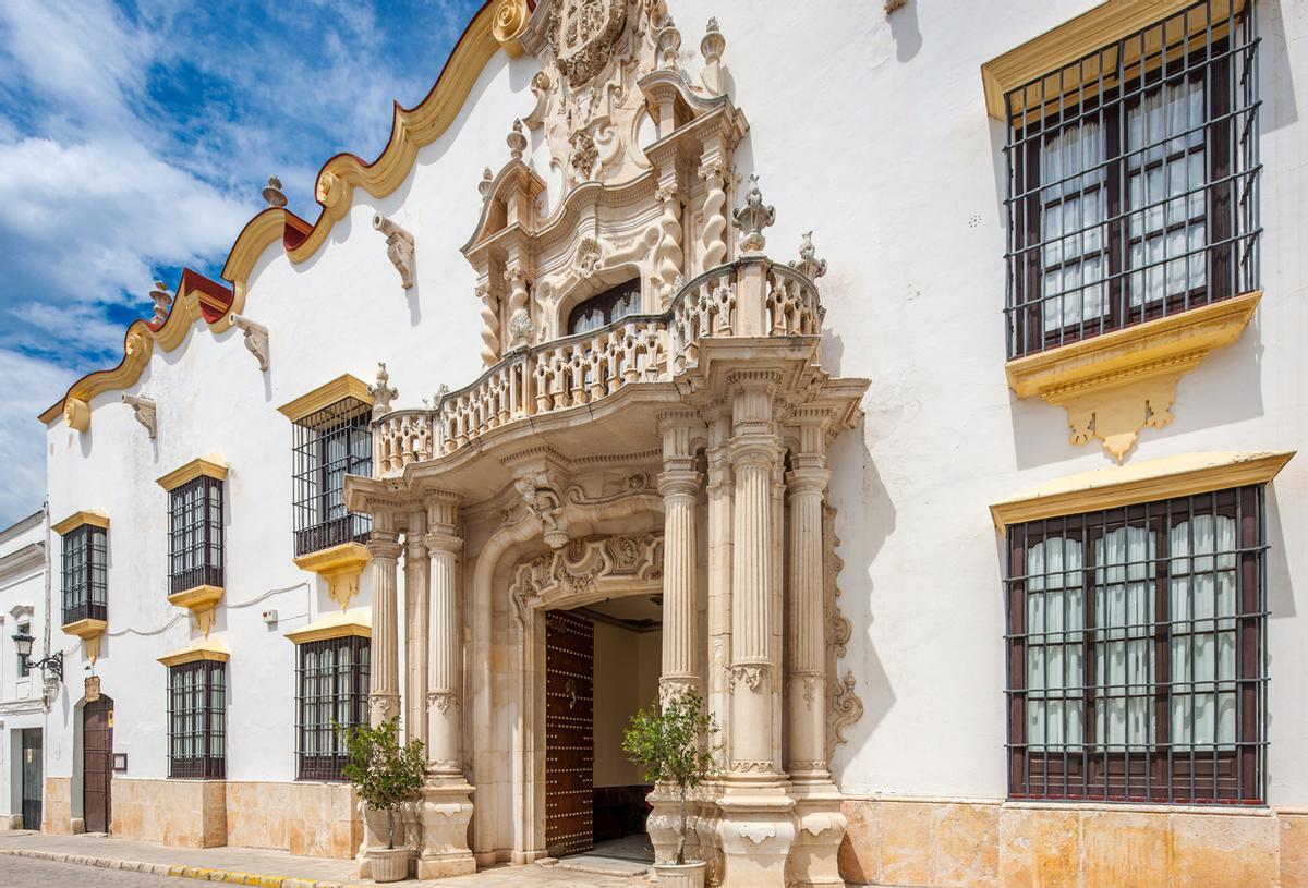 Fachada del Palacio de los Marqueses de la Gomera en Osuna