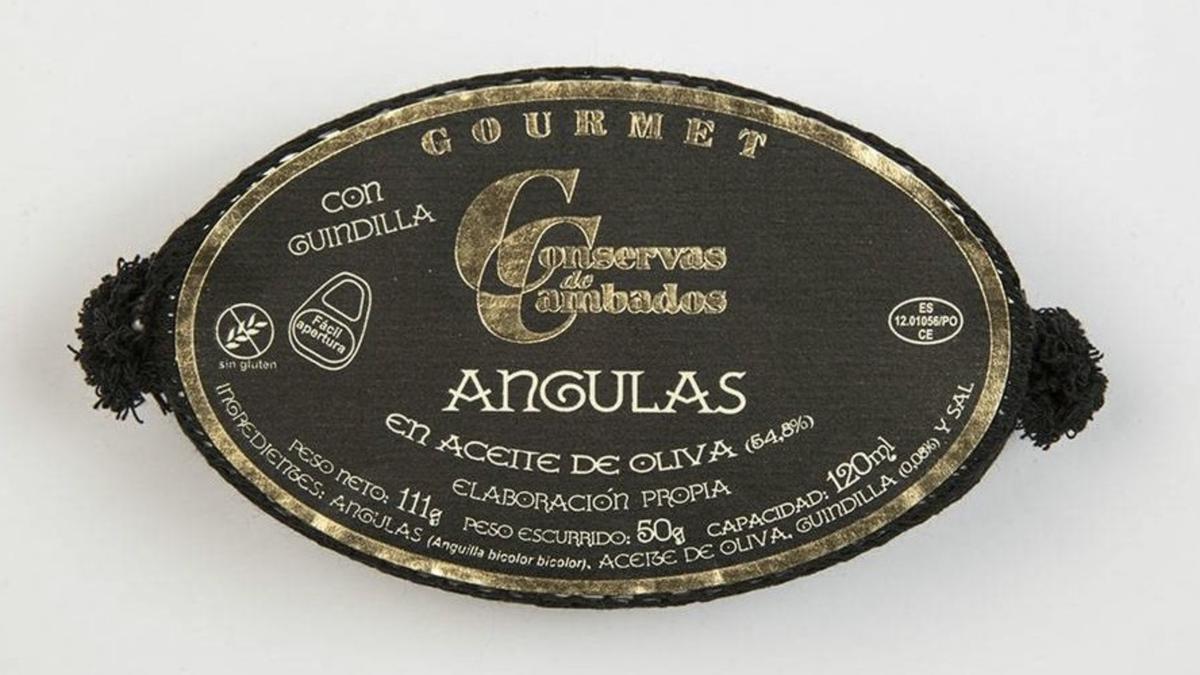 Las angulas de Conservas de Cambados.