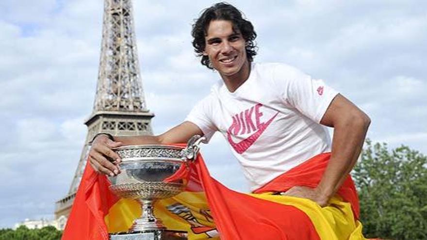 Rafa Nadal, a solo un paso del podio de la historia del tenis