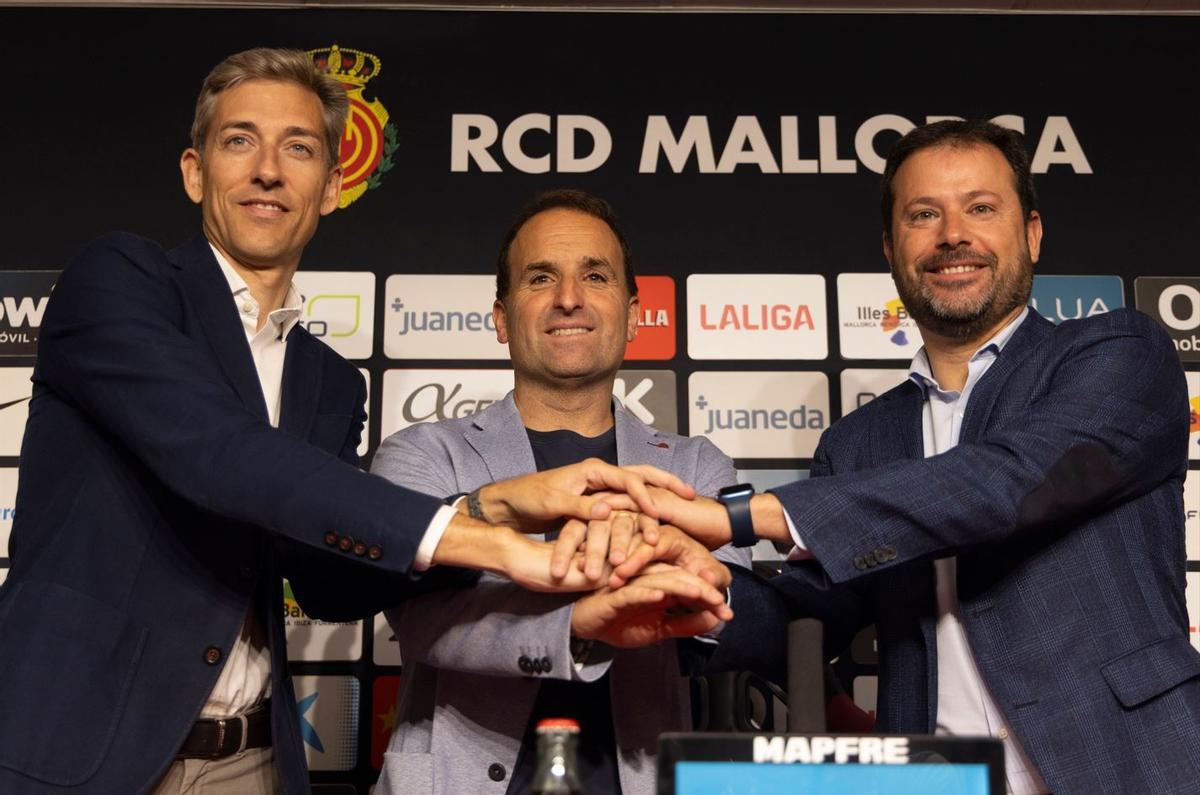 Presentación de Jagoba Arrasate como entrenador del Mallorca. Presentación de Jagoba Arrasate como entrenador del Mallorca.