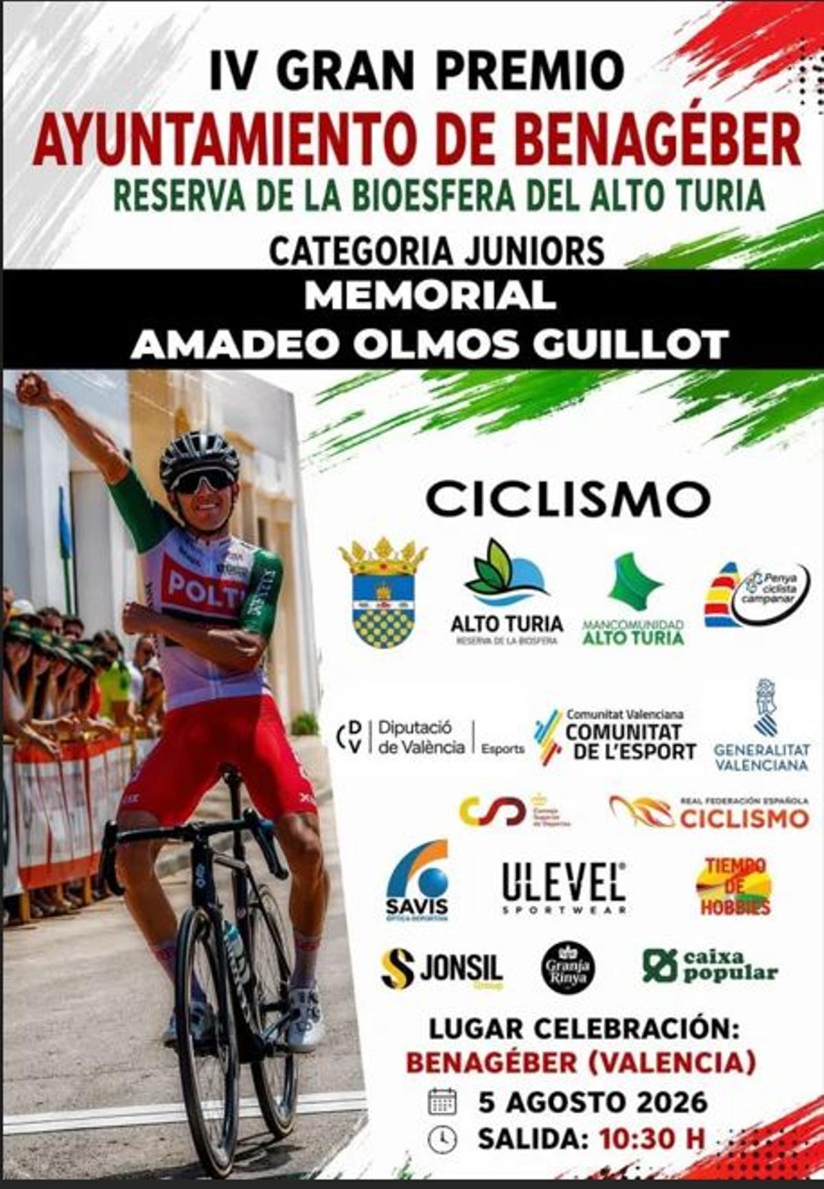 Cartel de la prueba