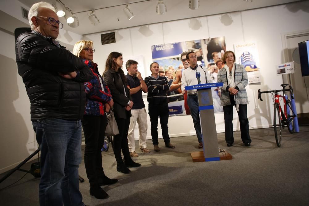 Presentación del Campeonato de Duatlón en Avilés