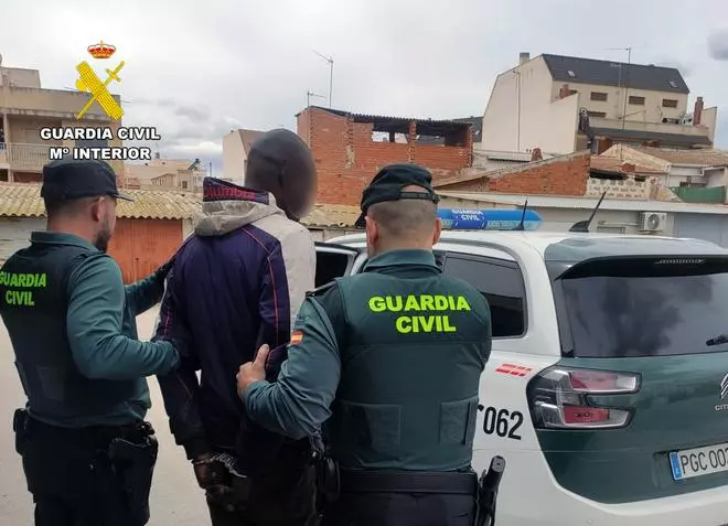 Vídeo | Operativo de arresto de la Guardia Civil en Águilas y Archena