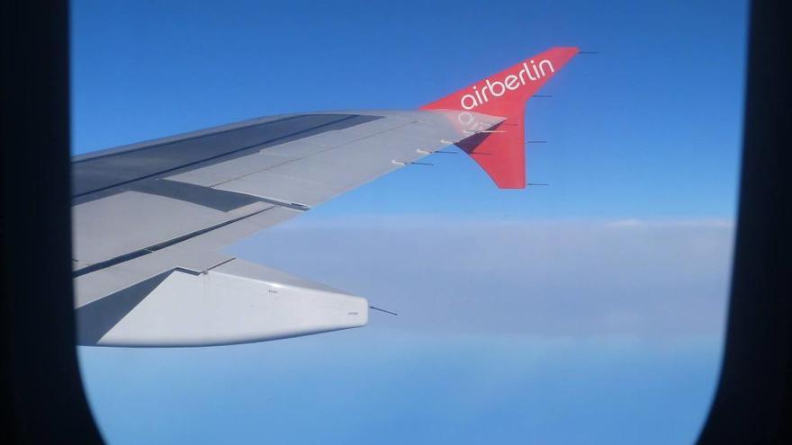 &quot;Zum Abschied von Air Berlin von Mallorca.&quot;