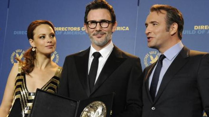 Michel Hazanavicius, con el premio al Mejor director del año.