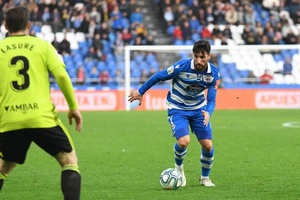 El Dépor cae 1-3 ante el Zaragoza