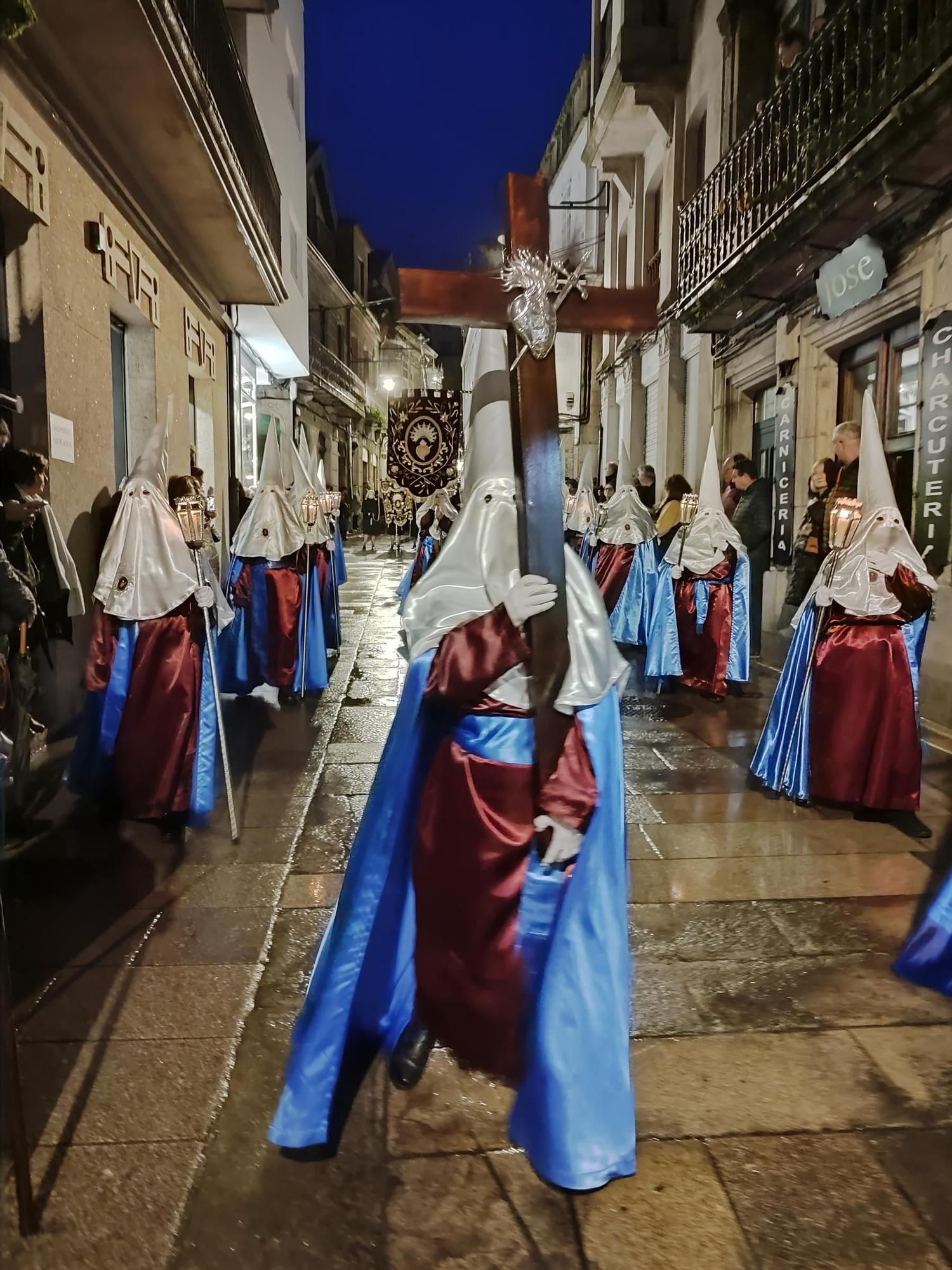 La procesión de la Santa Cena de la Semana Santa de Cangas