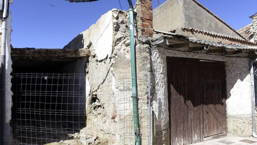 Inmueble donde apareció la vasija con las monedas de oro.