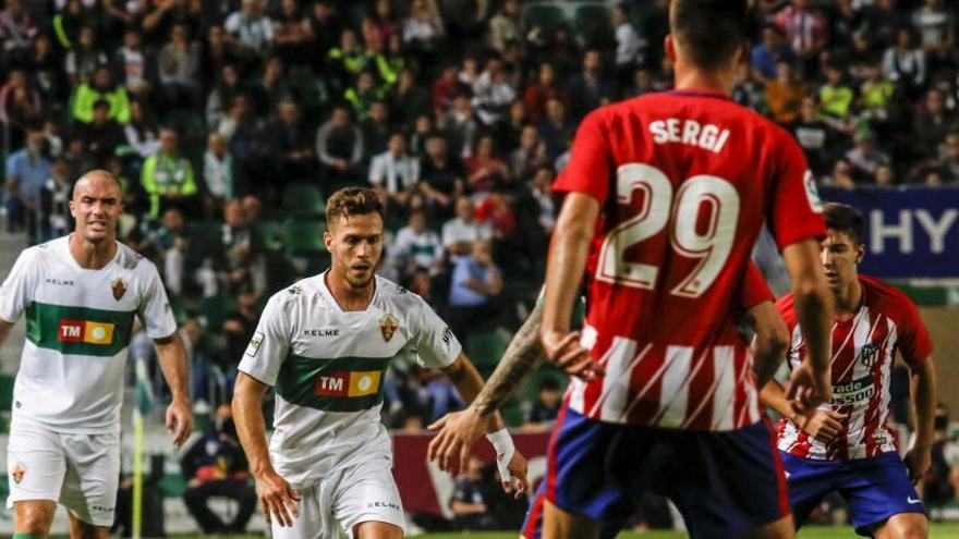 En el partido de ida Elche y Atlético empataron a un gol