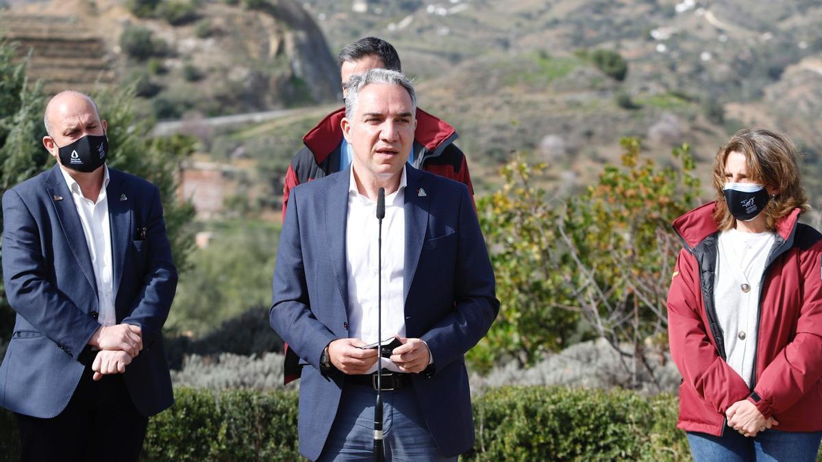 El presidente Sánchez visita la Sierra de las Nieves