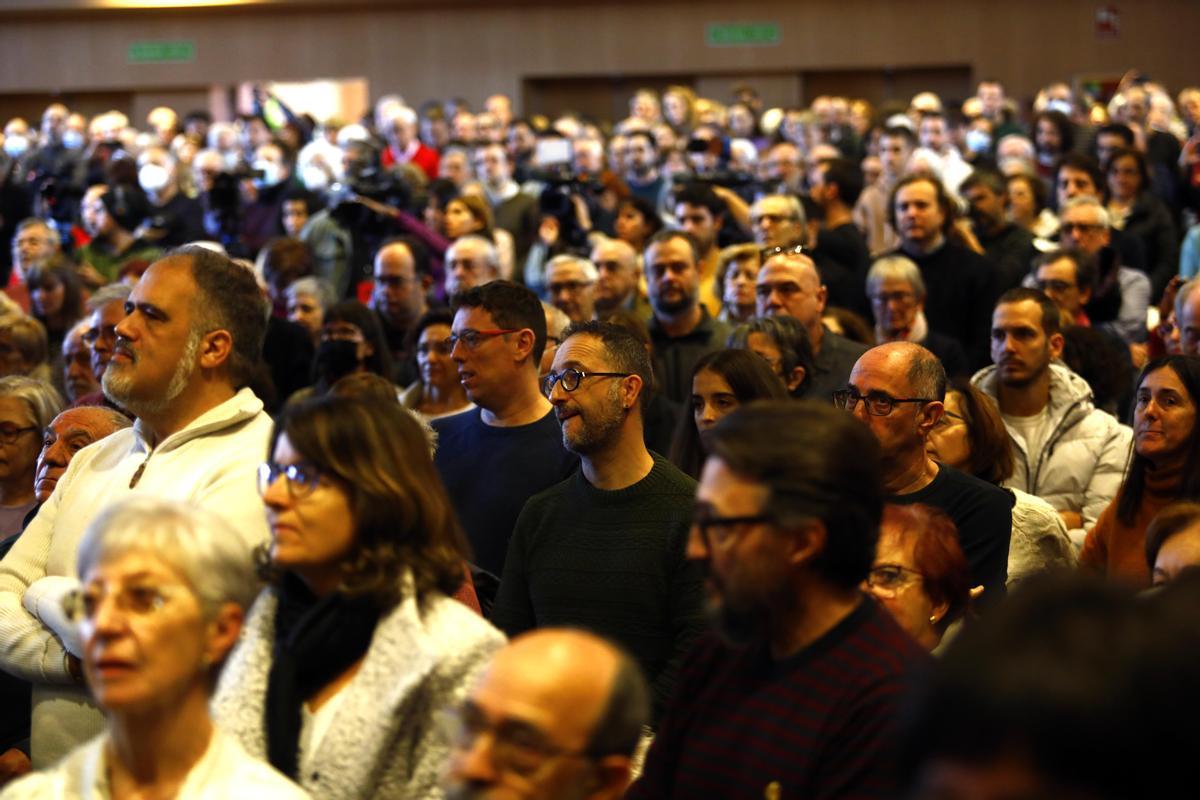 Yolanda Díaz superó el aforo del acto de presentación de Sumar en Zaragoza.