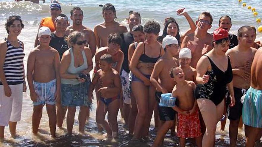 Fiesta en la playa del Carrerlamar