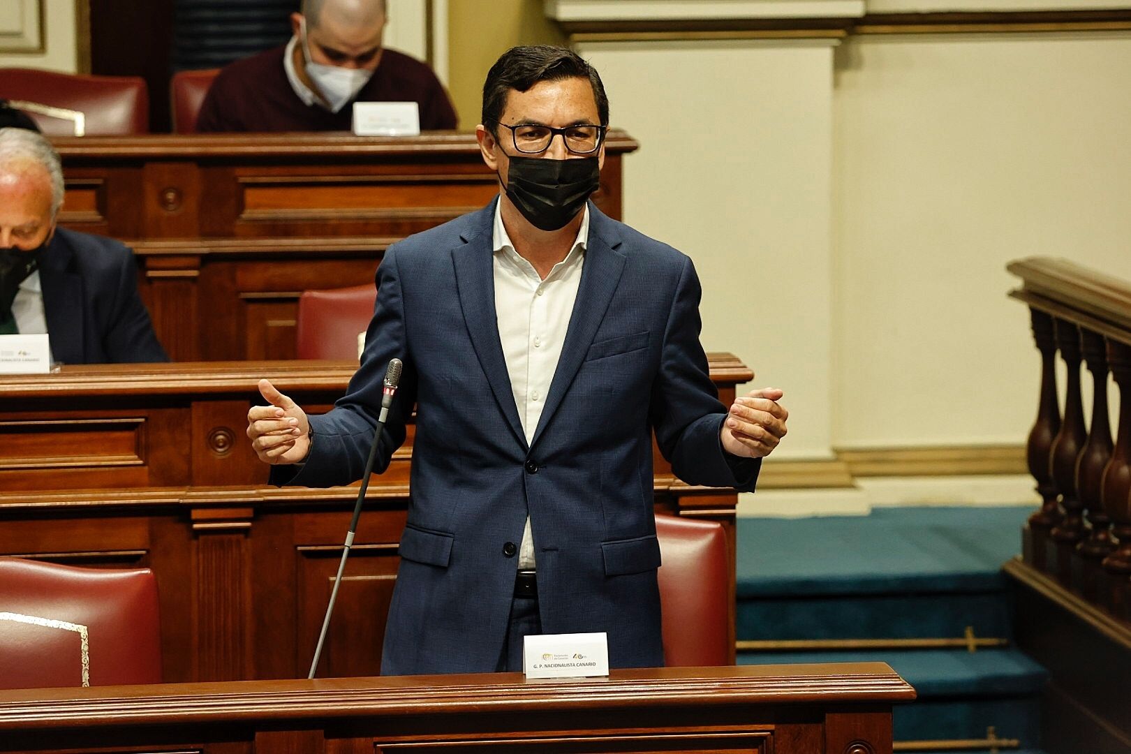 Pleno en el Parlamento de Canarias (9/2/21)