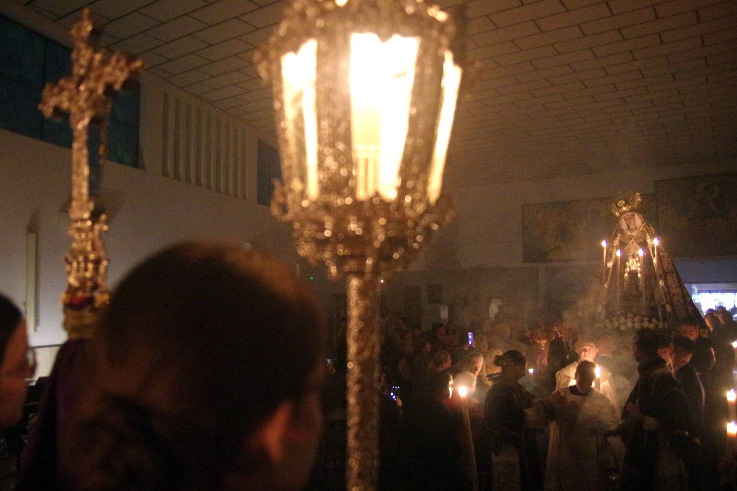 Traslado de la Virgen del Valle, de la parroquia de la Natividad (Barriada de La Paz)