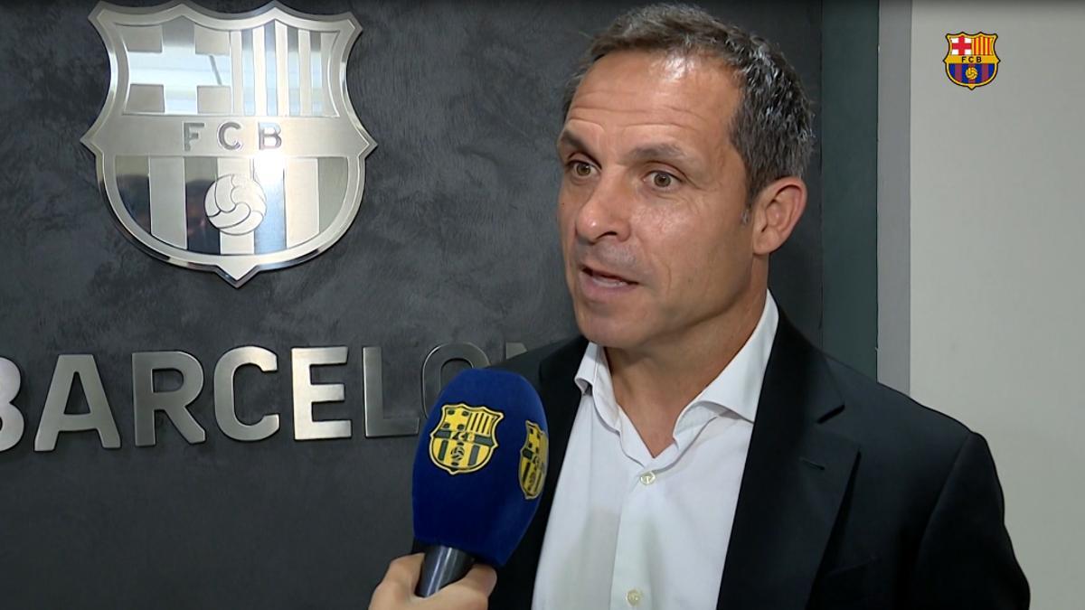 Sergi Barjuan: "Estoy muy contento"