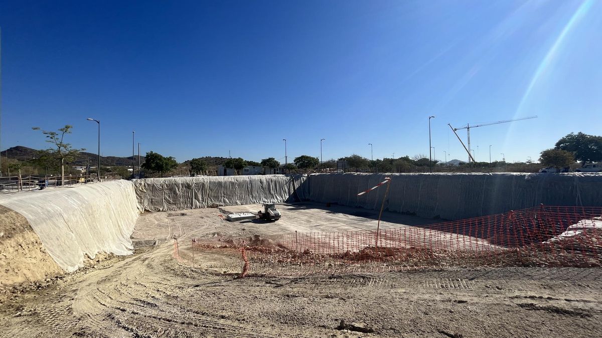 Obras en el futuro barrio de VPO en el sector Universidad.