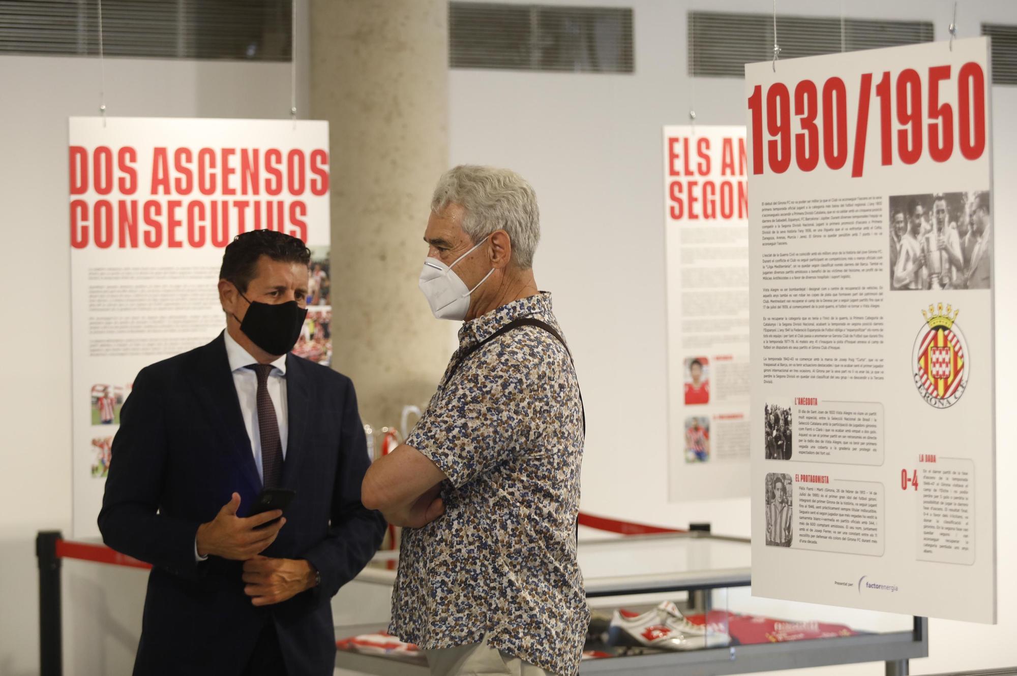 Exposició dels 90 anys d'història del Girona FC