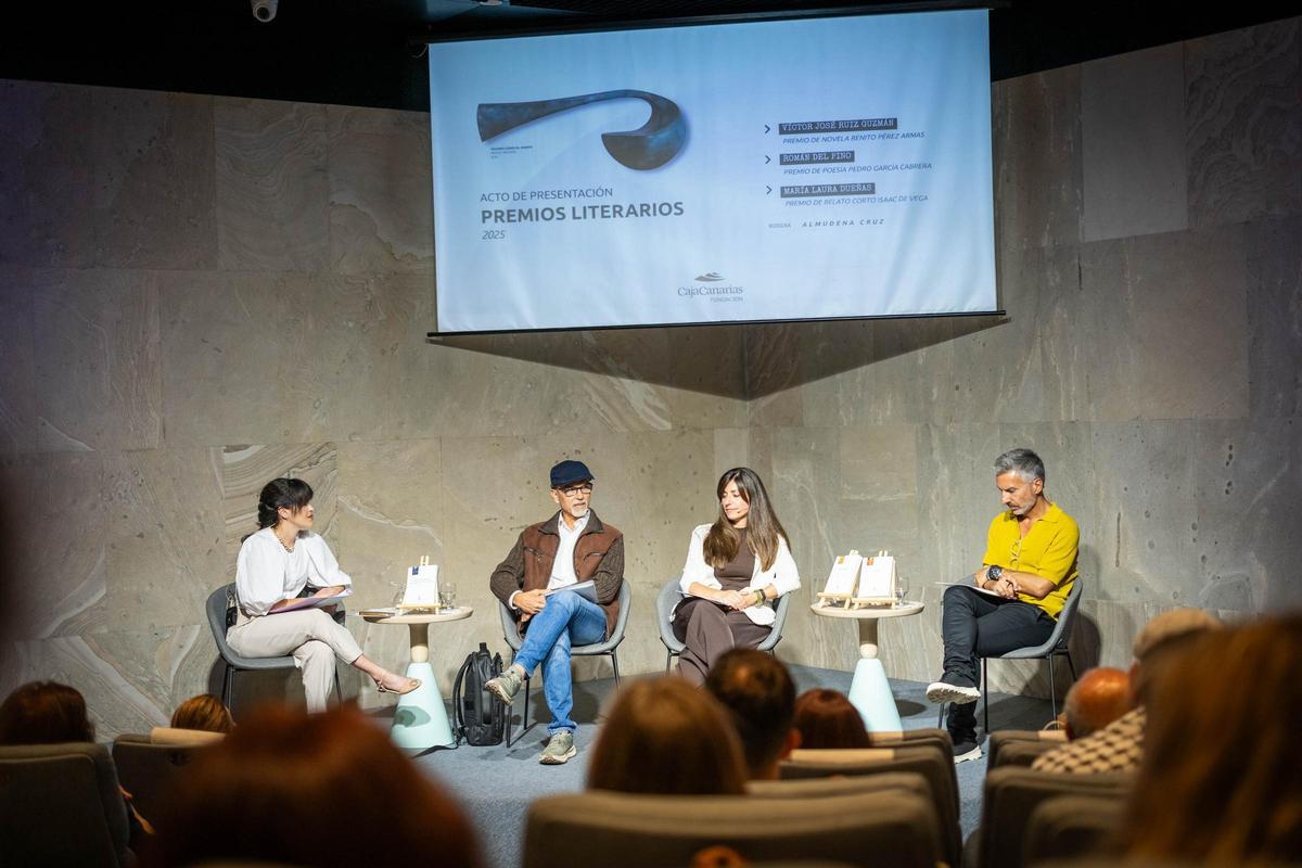Presentación de los Premios Literarios de CajaCanarias