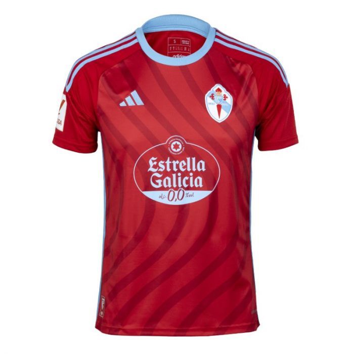 La segunda camiseta del Celta por el centenario, al detalle