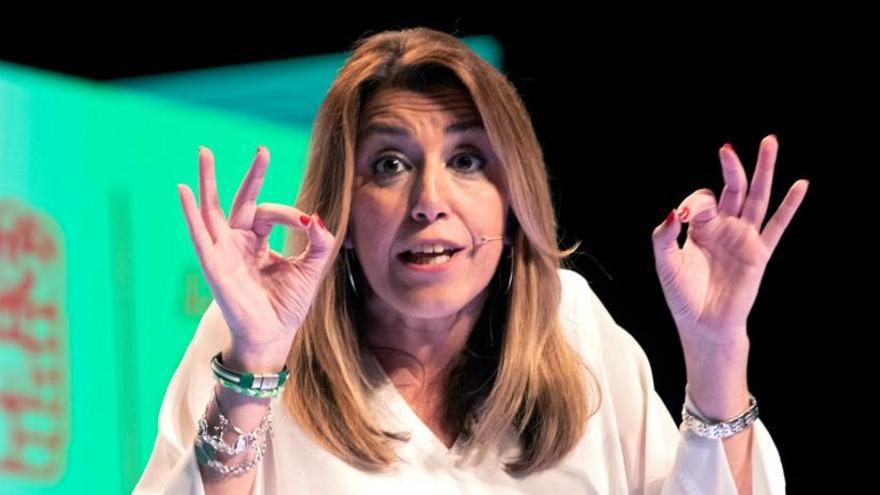 La candidata del PSOE a la Presidencia de la Junta, Susana Díaz.