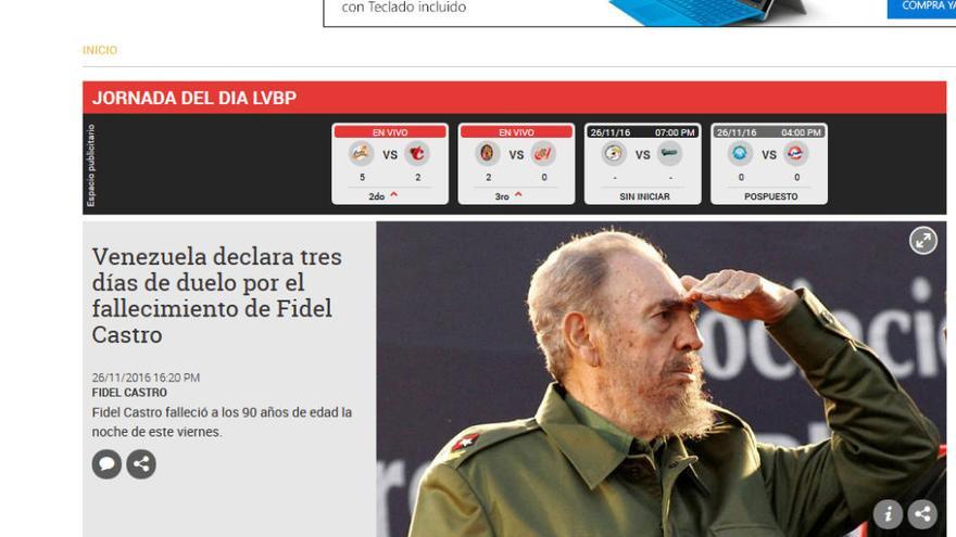 La muerte de Fidel Castro en la prensa internacional