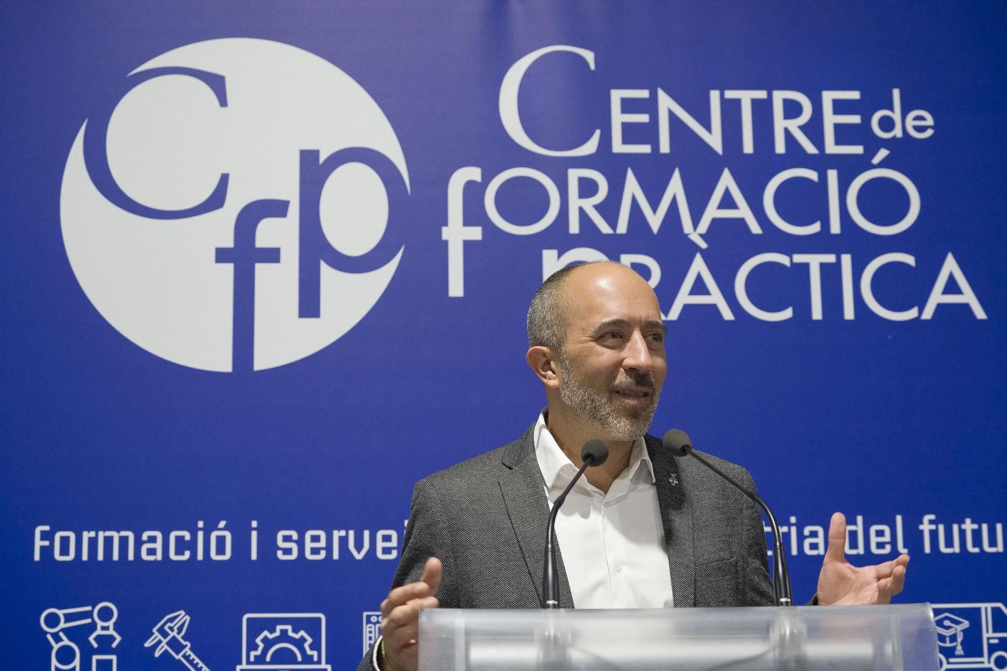 Pere Aragonès inaugura l'ampliació del CFP a Manresa