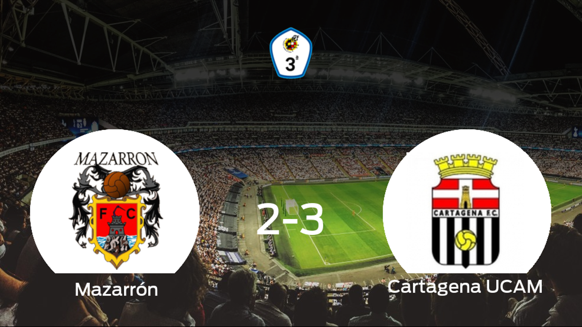 El Cartagena F.C. UCAM se lleva los tres puntos ante el Mazarrón FC (2-3)