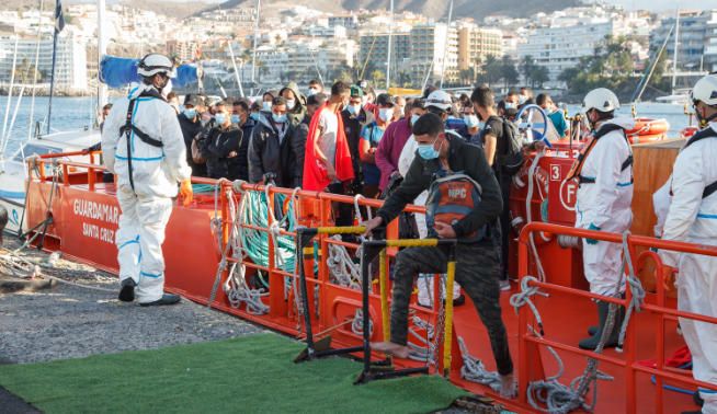 Llegada de migrantes a Canarias en las últimas 24 horas