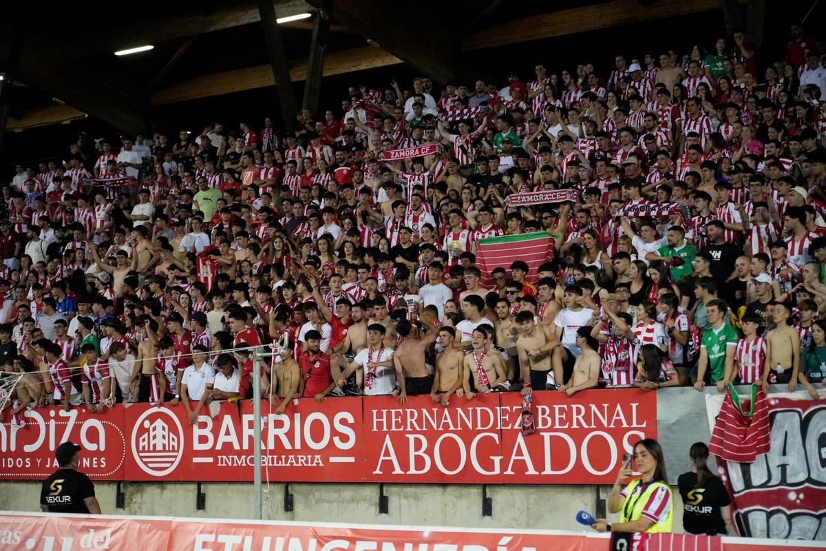 GALERÍA | Las imágenes del primer asalto de la eliminatoria entre el Zamora CF y el Sabadell