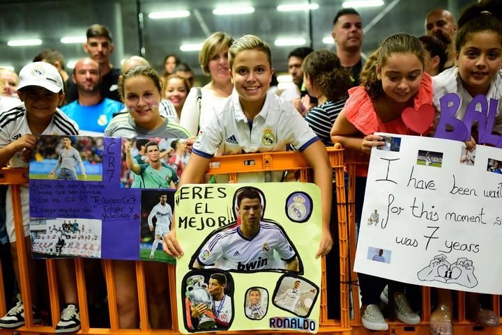 LLegada del Madrid al Aeropuerto de Gran Canaria