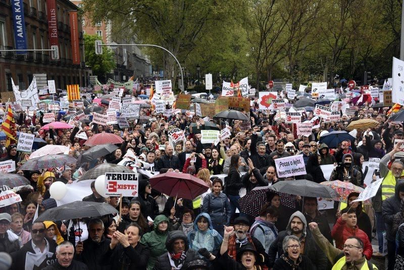 Manifestación 'Revuelta de la España vaciada' en Madrid