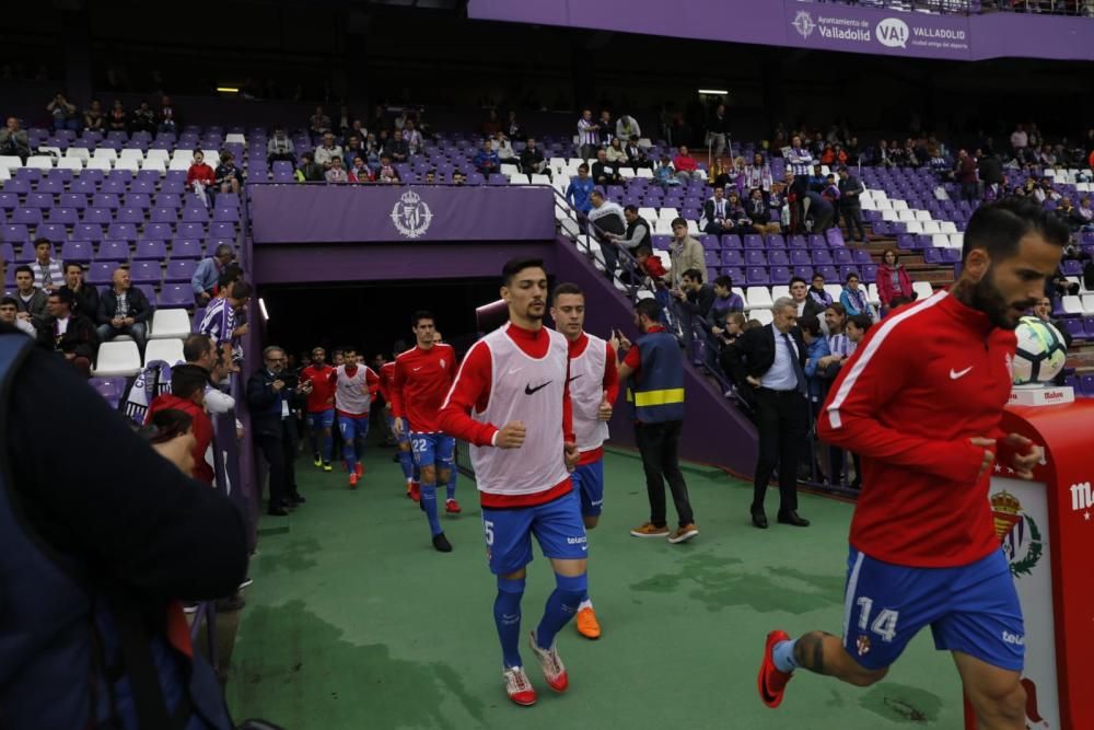 El Valladolid - Sporting, en imágenes