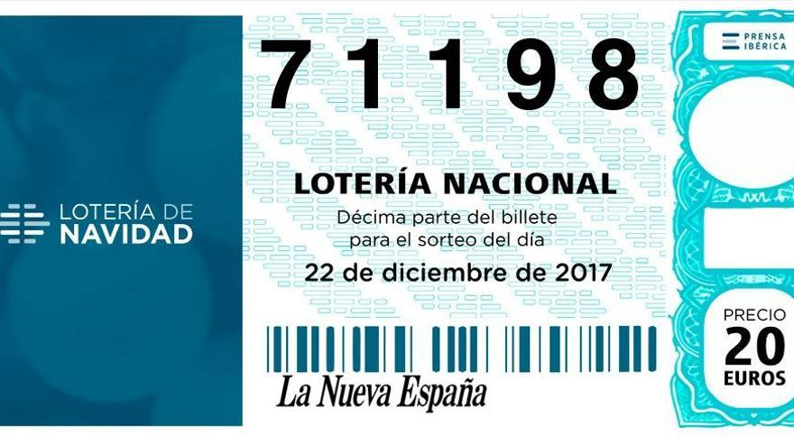 Lotería de Navidad 2017: El 71198, el premio Gordo