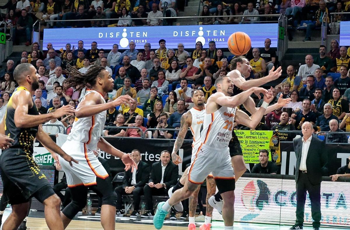 Partido La Laguna Tenerife CB Canarias - Galatasaray de los cuartos de final de la BCL