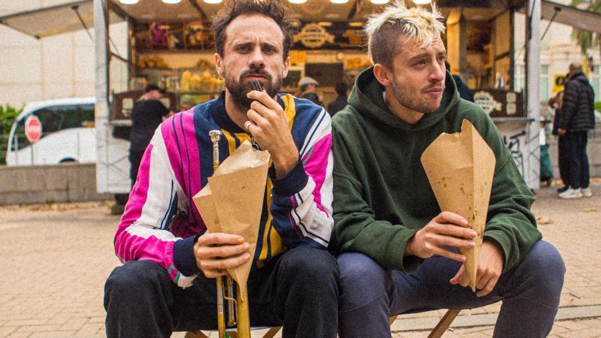 Oriol Pla ve Pau Matas 'Gola'nın tanıtım görselinde