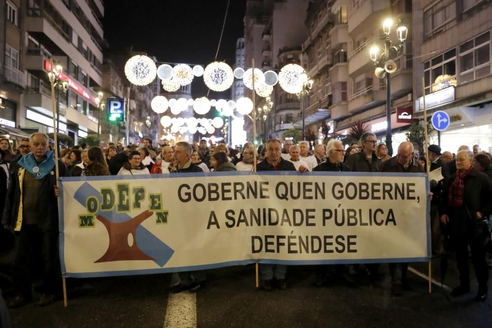 Manifestación en Vigo por la sanidad pública