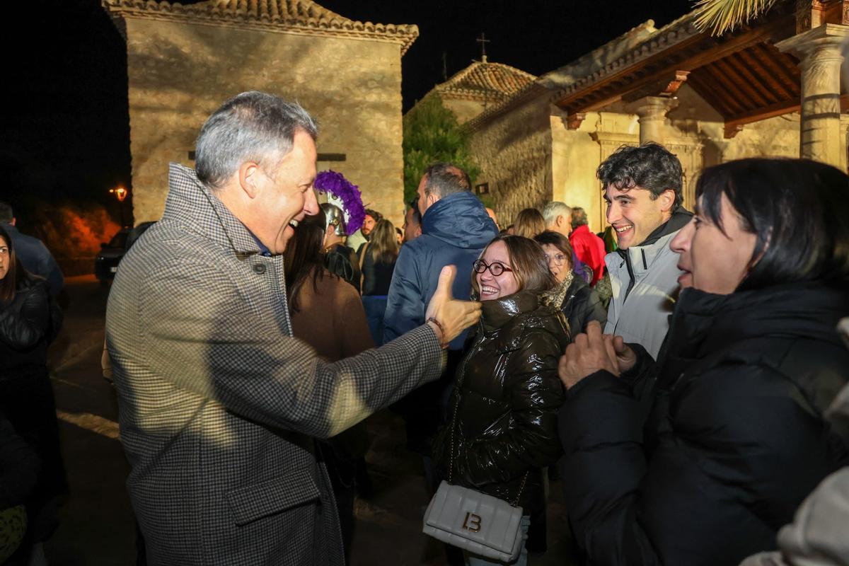 Así fue el Vía Crucis viviente del Paso Morado de Lorca