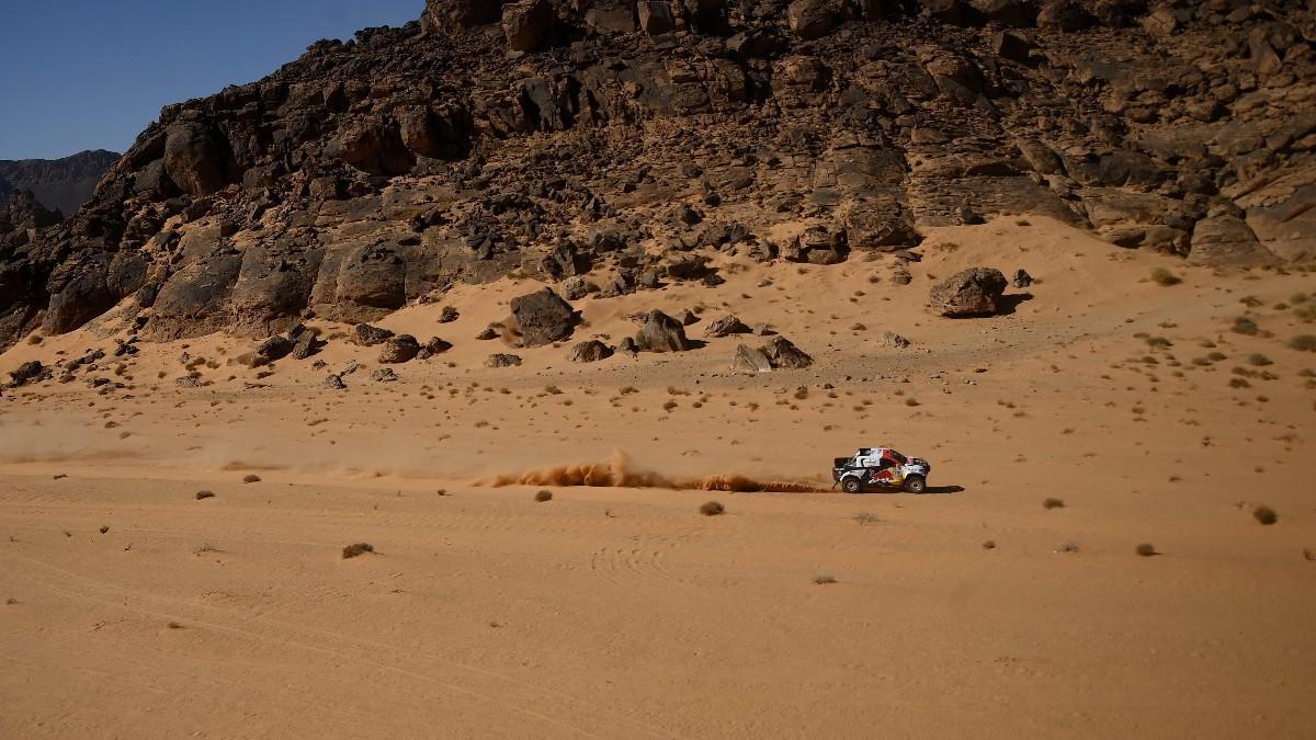 Al Attiyah, durante la etapa del domingo