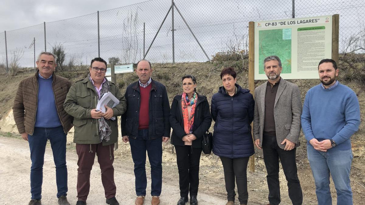 La Diputación concluye la obra del camino De los Lagares de Aguilar