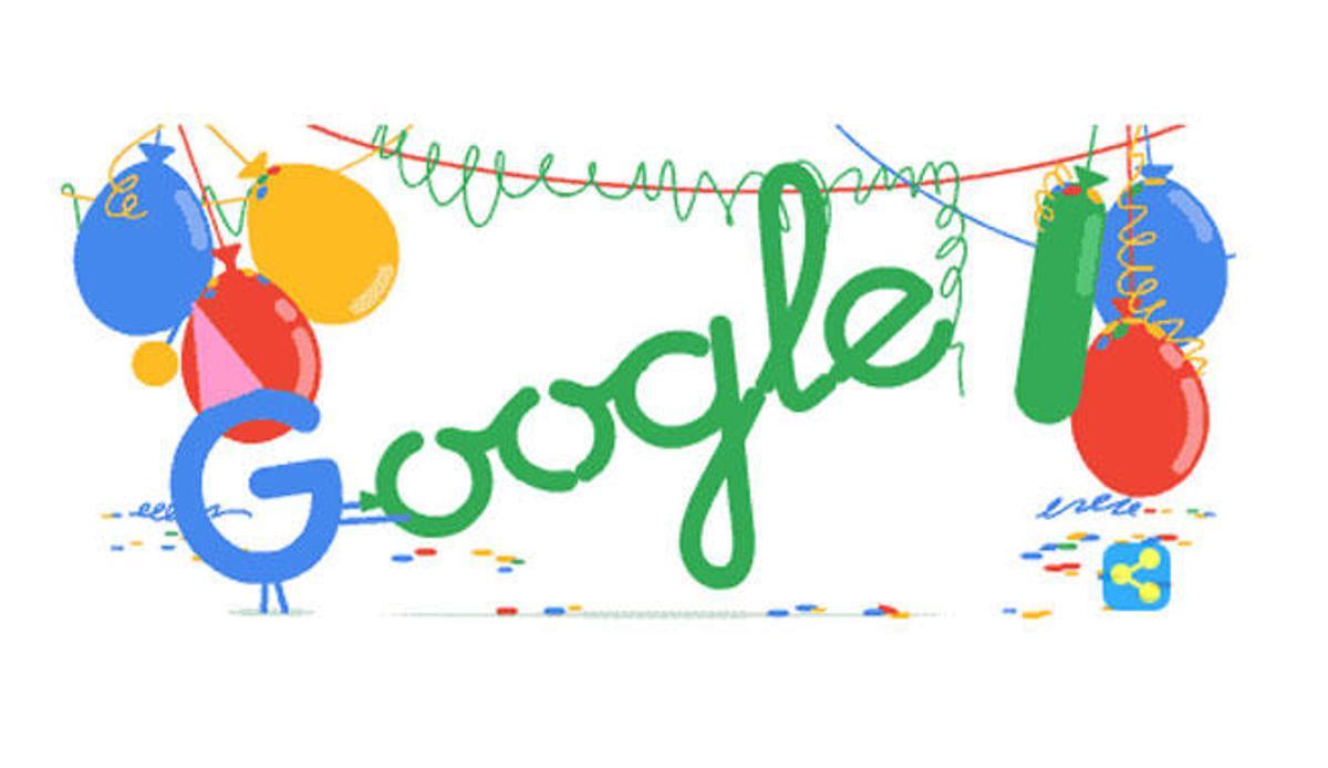 Cumpleaños de Google.