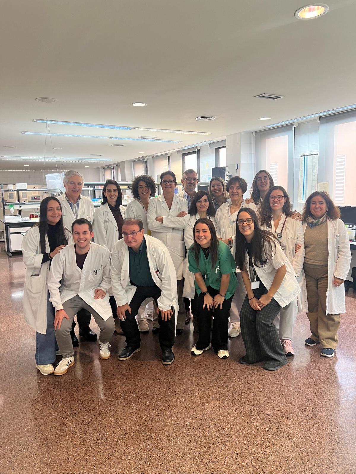 El equipo de Hematología de Son Llàtzer y Joan March que participa en el programa.