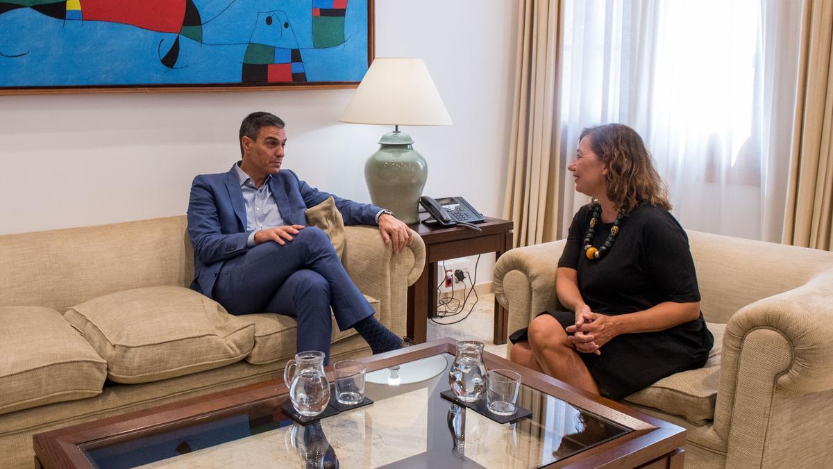 Sánchez confía en una nueva victoria de Armengol: "Contará con todo mi apoyo y deseo que repita"