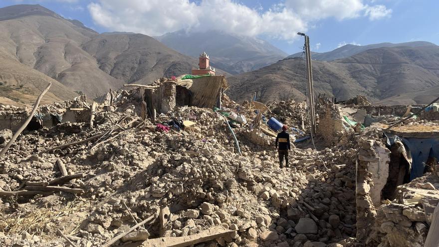 Así viven los equipos de rescate las réplicas del terremoto en Marruecos