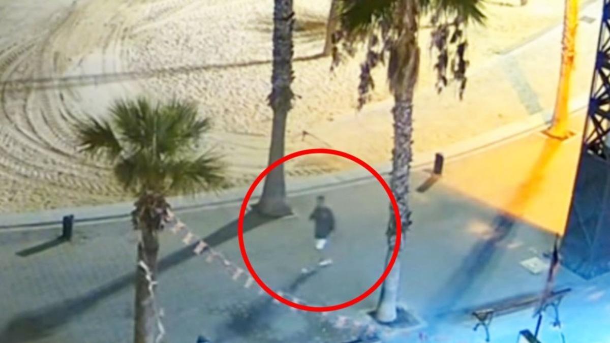 Nathan Osman grabado por unas cámaras de seguridad antes de su muerte