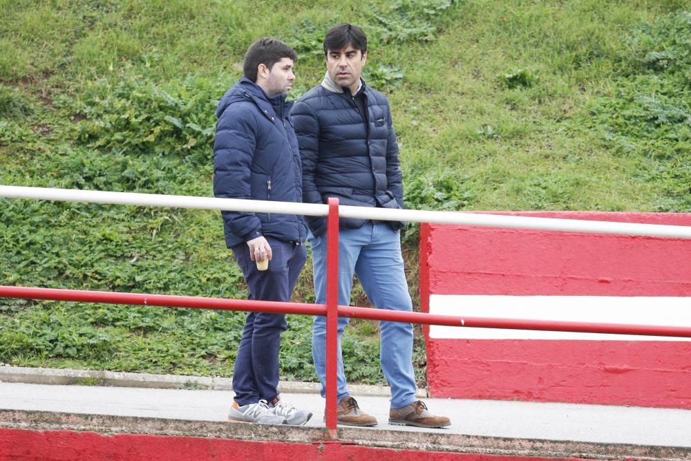 Rubi dirige su primer entrenamiento como técnico del Sporting